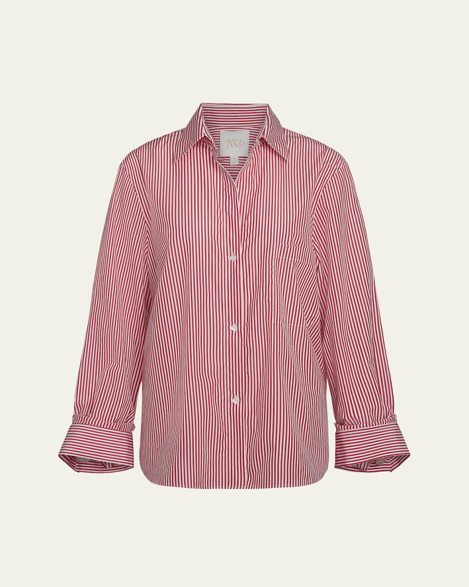 Next Morning Striped Button-Front Shirt
